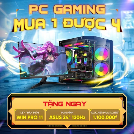 PC ProGear Gaming Apollo TM032 (AMD Ryzen 5 7500F/ GeForce RTX 3050/ 1 x 16GB/ 1TB SSD/ Free DOS)