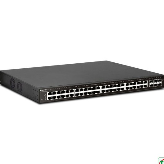 Switch PoE+ DrayTek P2540XS (48 x 10/100/1000 Mbps / 2 x 10 Gbps SFP+)