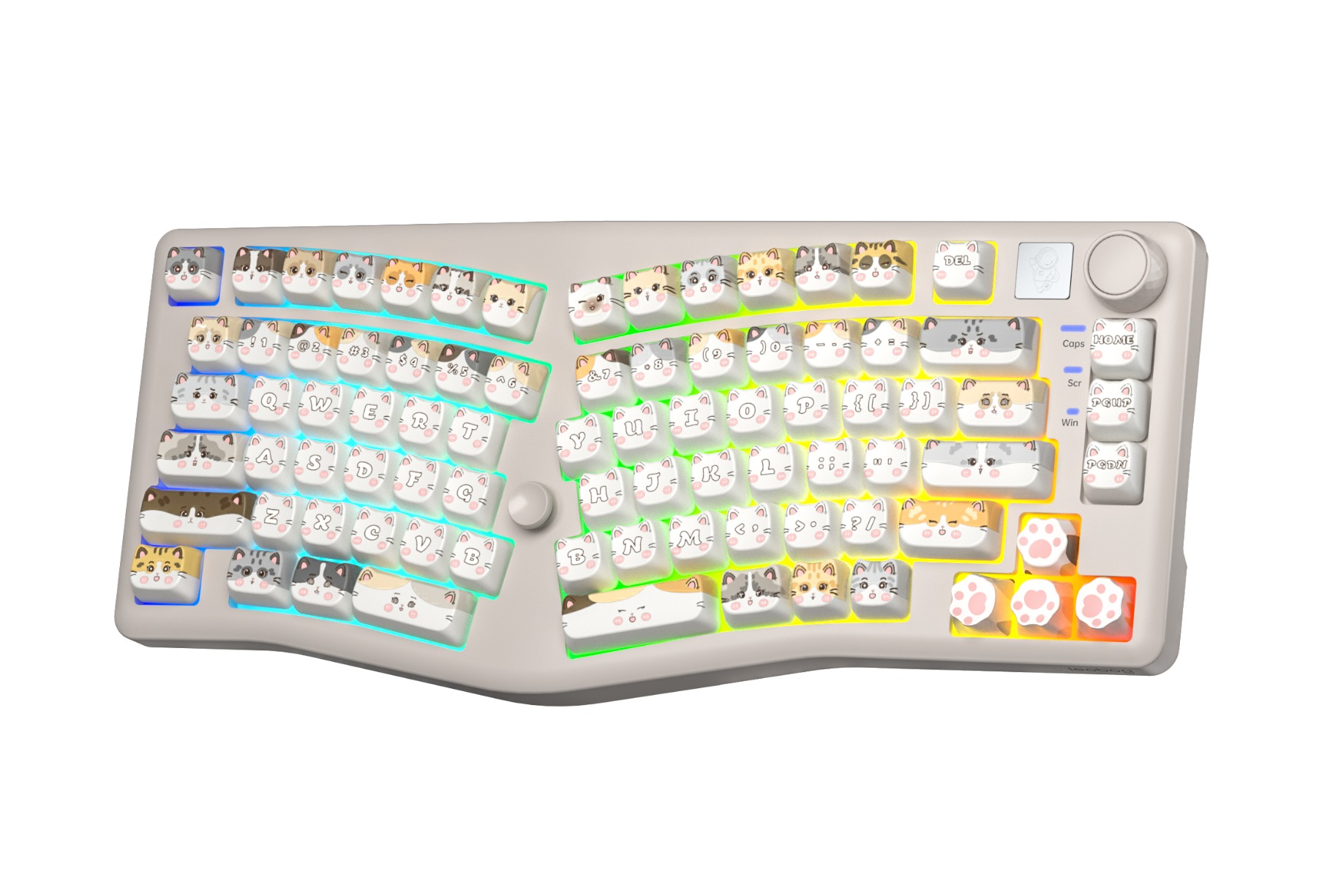 Bàn phím Leobog A75 TM (Moon Cat trắng/ Rambo switch) A7504
