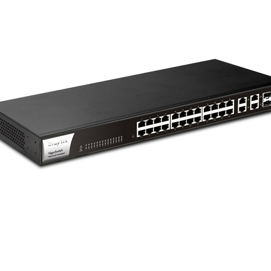 Switch Draytek Vigor G1282 (24 port/ 10/100/1000 Mbps/ SFP)