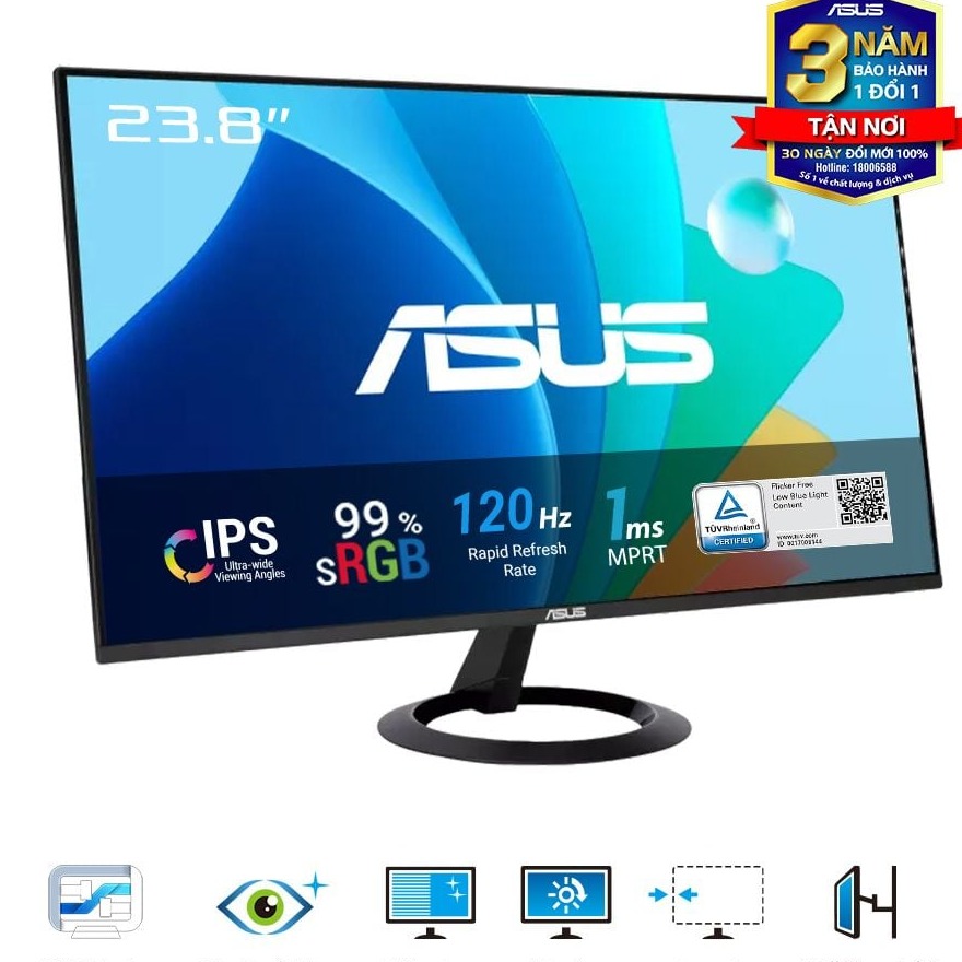 Màn hình ASUS VZ249HG 24" IPS 120Hz viền mỏng