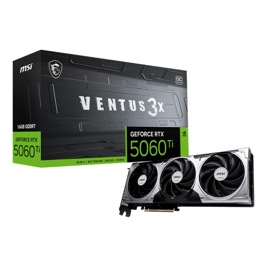 Card Màn Hình MSI GeForce RTX 5060 Ti 16G VENTUS 3X OC
