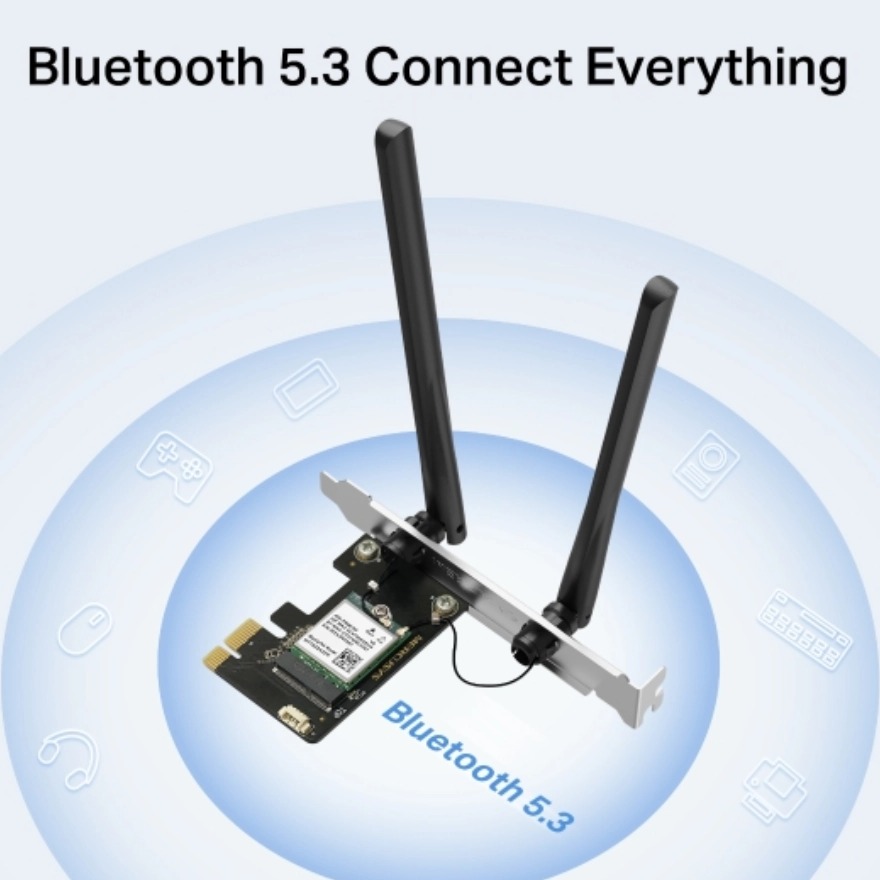 Card Mạng Mercusys MA80XE (Wifi 6/ Bluetooth 5.3)