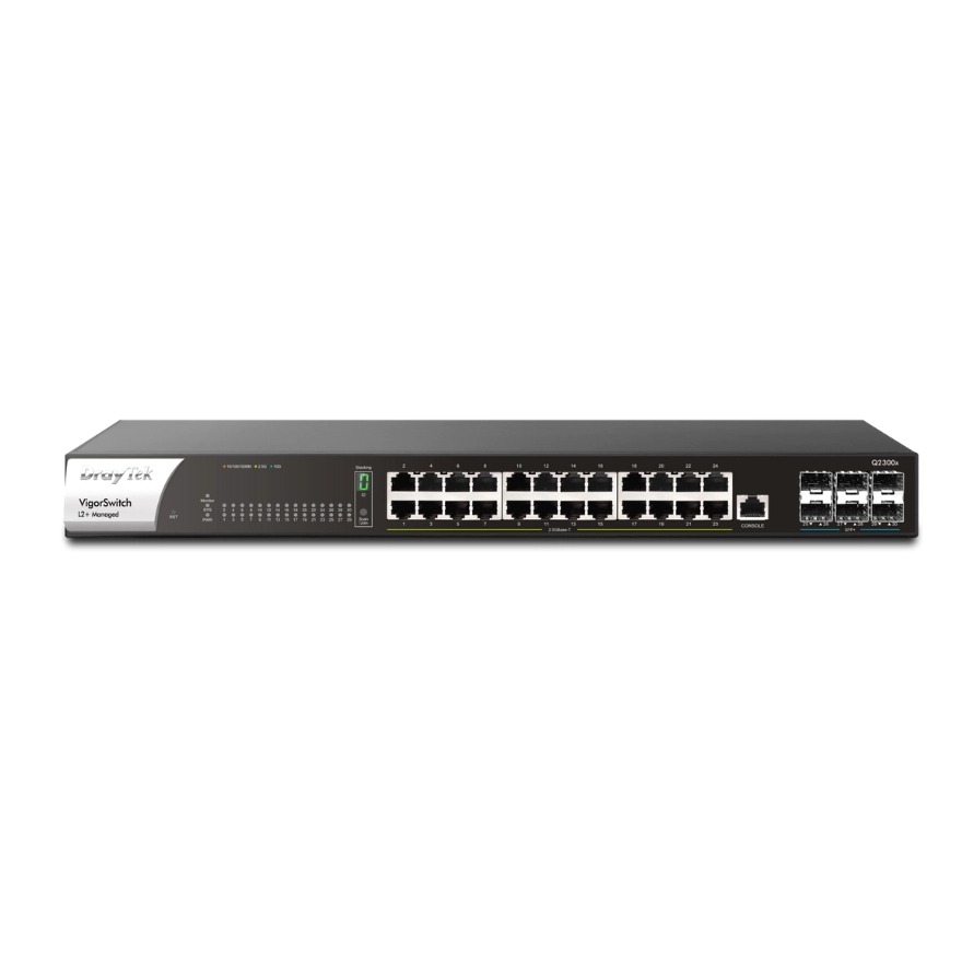 Switch Draytek Vigor G1282 (24 port/ 10/100/1000 Mbps/ SFP)