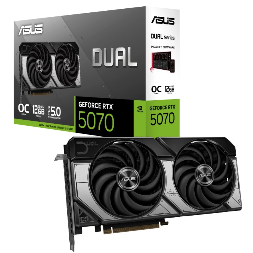 Card Màn Hình ASUS Dual GeForce RTX 5070 12GB GDDR7 OC (DUAL-RTX5070-O12G)
