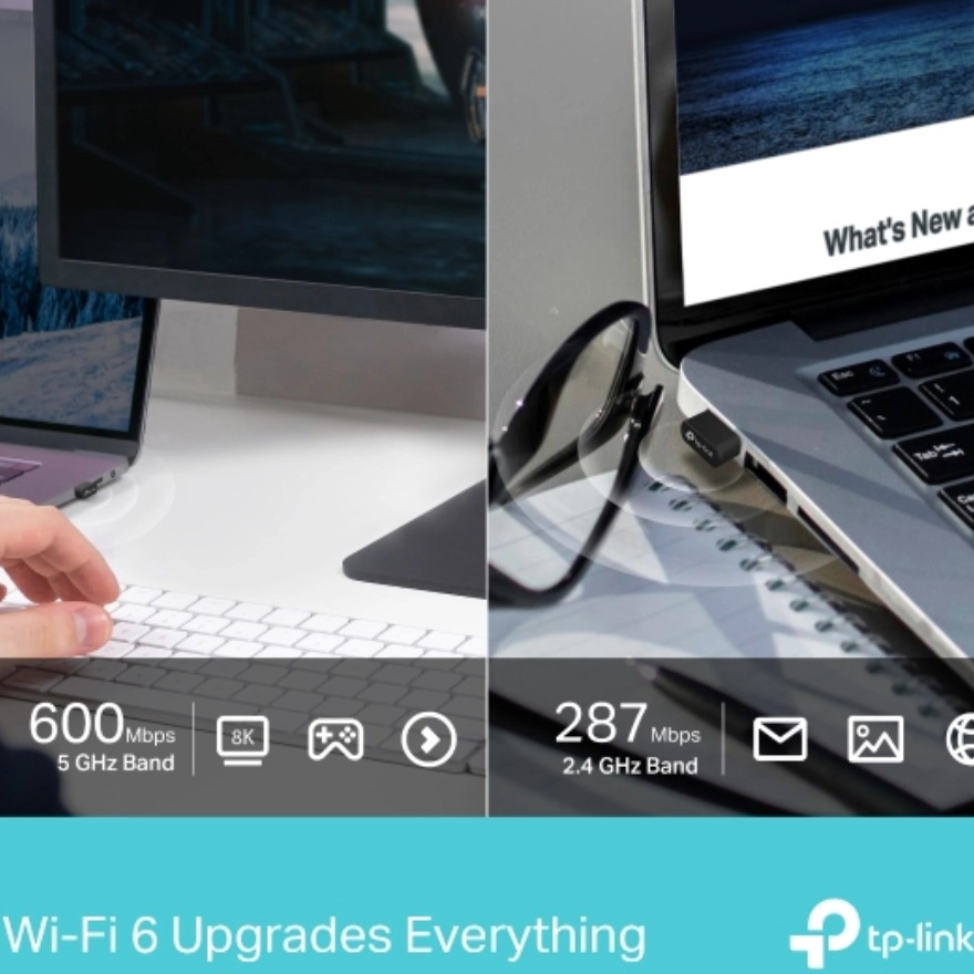 USB Wifi TP-Link Archer TX10UB Nano (887 Mbps/ Wifi 6/ 2.4/5 GHz/ Bluetooth 5.3)