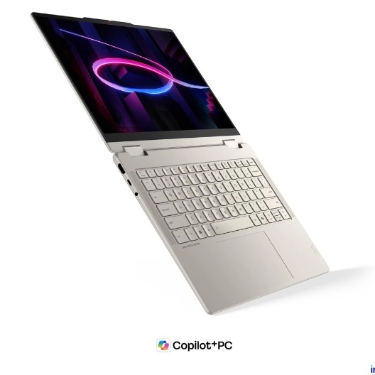 Laptop Lenovo Yoga 7 2-in-1 14IPH11 83TC002KVN (Ultra 5 322/ Ram 16GB/ SSD 512GB/ 14 inch/ Windows 11 Home/ Office Home 2024/ Microsoft 365 Basic 1Y/ 3Y/ Trắng)