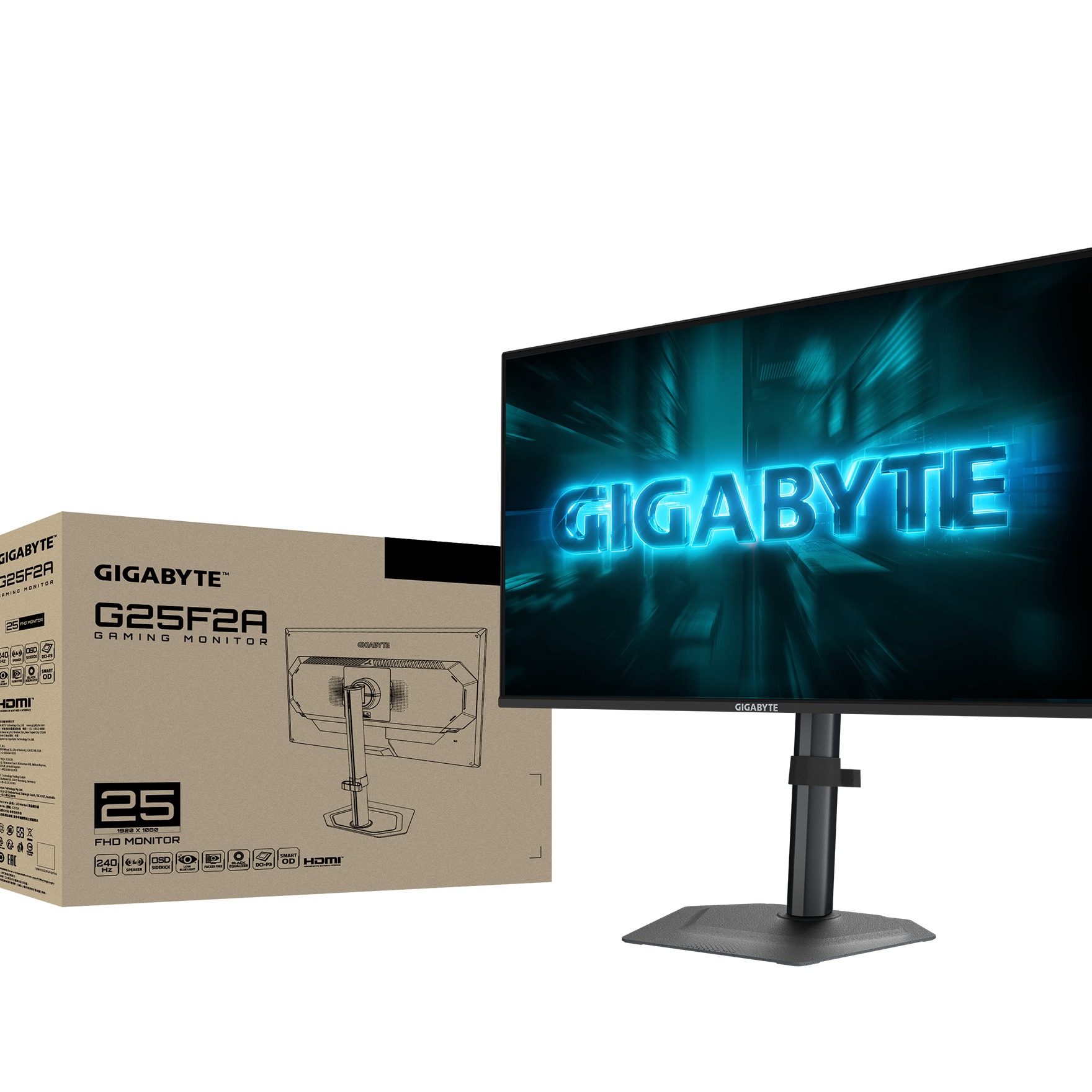 Màn hình GIGABYTE G25F2A 25" IPS 240Hz chuyên game