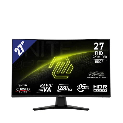 Màn hình Msi MAG 274CXF 27 inch (Full HD/ Rapid VA/ 280Hz/ 0.5 ms)