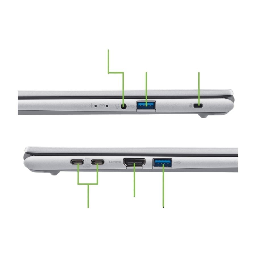 Laptop Acer Aspire Go 15 AI AG15 72P 54GY