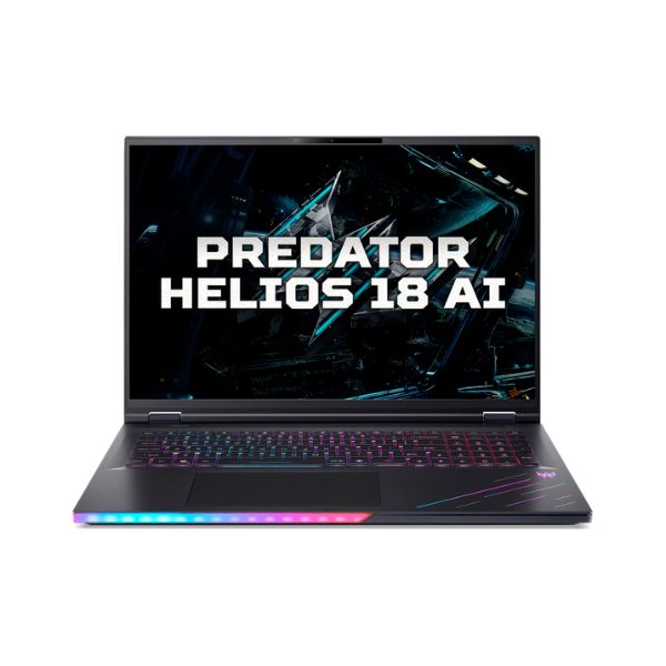 Laptop Acer Predator Helios 18 AI PH18-73-93P0 (U9-275HX/ Ram 64GB/ SSD 3TB/ RTX 5080 16GB/ Windows 11 Home/ 2Y/ Đen)