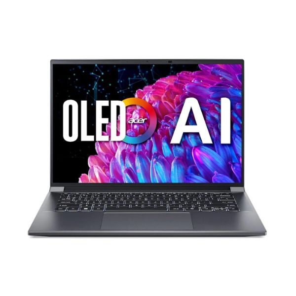 Laptop Acer Swift X 14 AI SFX14-72G-77F9 (Ultra 7 155H/ Ram 32GB/ SSD 1TB/ RTX 4050 6GB/ Windows 11 Home/ 2Y/ Xám)
