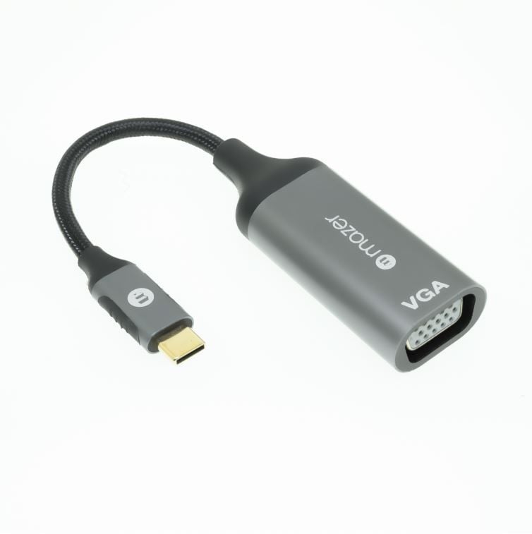 Bộ Chuyển Đổi Mazer ALU USB-C to VGA 1080P Adapter M-USBCAL351-GY