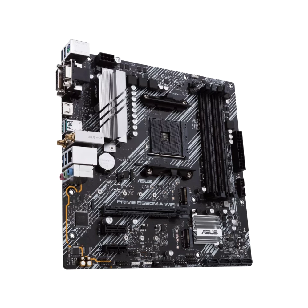 Mainboard ASUS PRIME B550M-A WIFI II (4 x DDR4/ 128GB/ AM4/ Micro ATX)