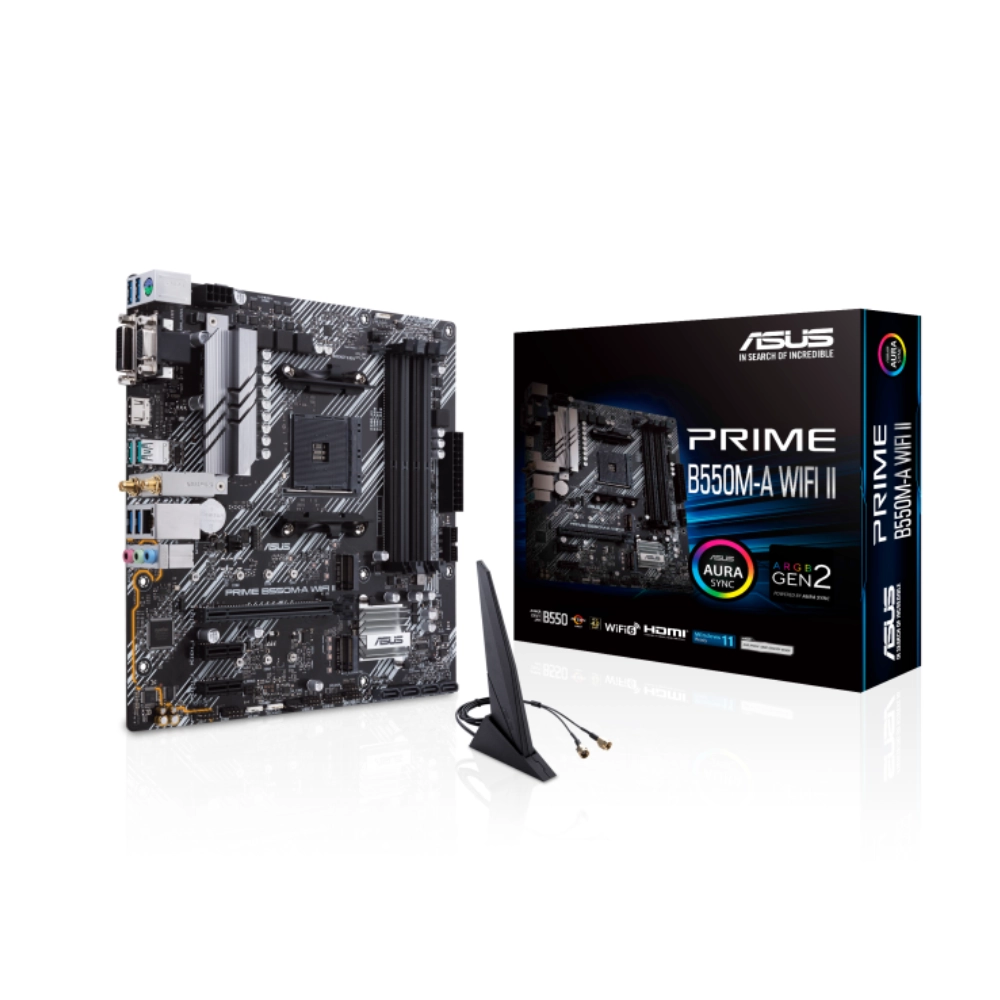 Mainboard ASUS PRIME B550M-A WIFI II (4 x DDR4/ 128GB/ AM4/ Micro ATX)
