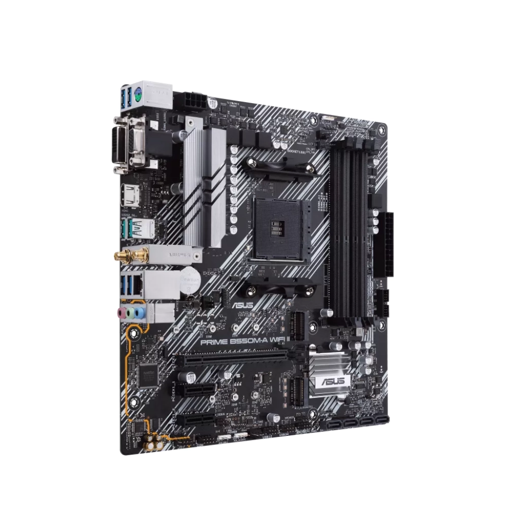 Mainboard ASUS PRIME B550M-A WIFI II (4 x DDR4/ 128GB/ AM4/ Micro ATX)