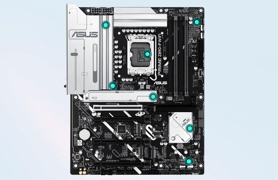 Mainboard ASUS PRIME Z890-P WIFI-CSM (4 x DDR5/ 256GB/ LGA 1851/ ATX)