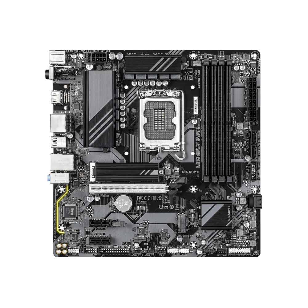 Mainboard Gigabyte B760M DS3H WIFI6E GEN5 (4 x DDR5/ 256 GB/ LGA 1700/ Micro ATX)