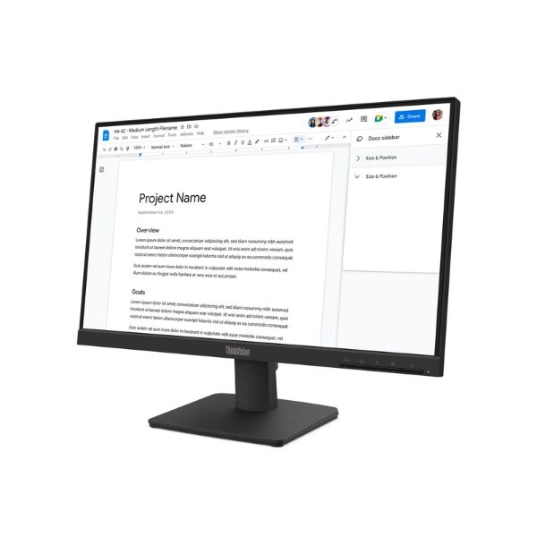 Màn hình LCD Lenovo ThinkVision S22-4e 64CBKAR6VN (21.5 inch/ 1920 x 1080/ 250 cd/m2/ 4ms/ 100Hz)
