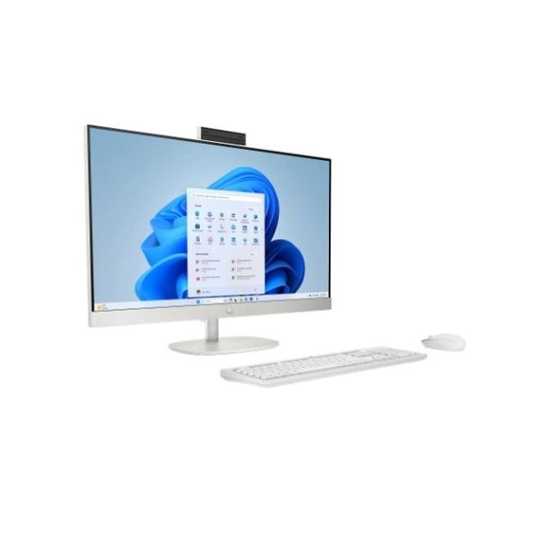 Máy bộ HP AIO 24-cr2011d C20C8PA (Ultra 7-255U/ Ram 16GB/ SSD 512GB/ 23.8 inch Touch/ Windows 11 Home/ 1Y/ Trắng)