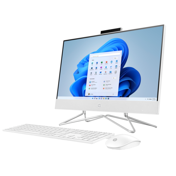 Máy bộ HP AIO 22-dd2043d 9A8J8PA (i5 1235U/ Ram 8GB/ SSD 512GB/ 21.5 FHD/ Windows 11/ Trắng)
