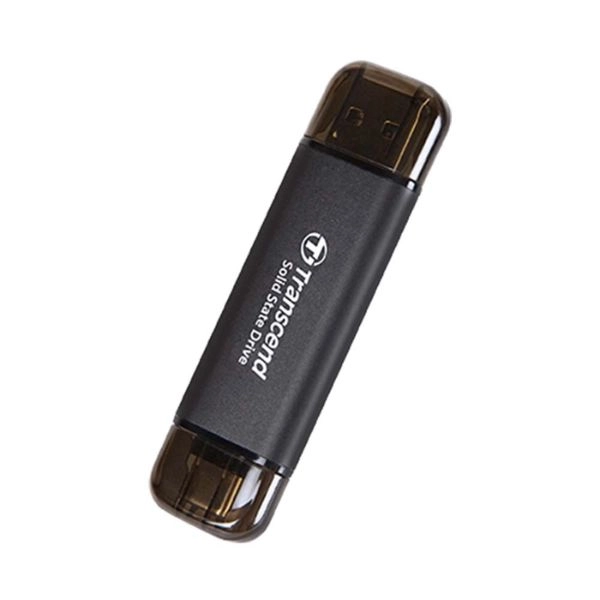 Ổ cứng SSD gắn ngoài Transcend ESD310 Type C Type A 128GB TS128GESD310C