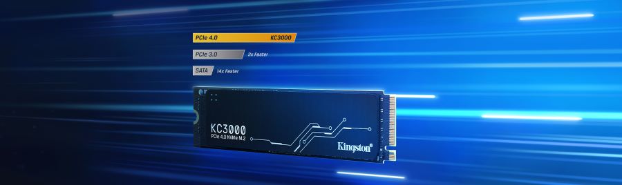 Ổ cứng SSD gắn trong Kingston 4096GB PCIe 4.0 SKC3000D/4096G