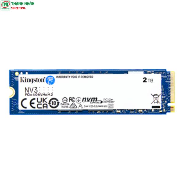 Ổ cứng SSD gắn trong KINGSTON NV3 1TB NVMe PCIe Gen 4.0 x 4 SNV3S/1000G