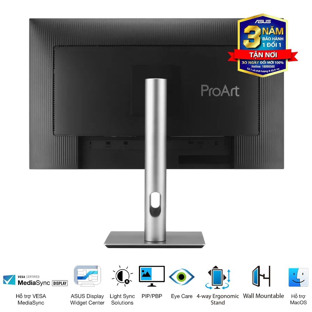 Màn hình ASUS ProArt PA278QGV 27" IPS 2K 120Hz chuyên đồ họa