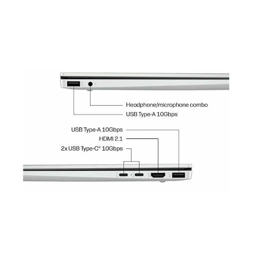 Laptop HP OmniBook 7 Aero 13-bg1087AU - BZ7S1PA (Ryzen AI 5 340/ 16GB/ 512GB/ Win 11 Home + Office + Microsoft)