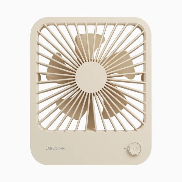 Quạt để bàn tích điện Jisulife FA26A 2000mAh Brown (J2101)