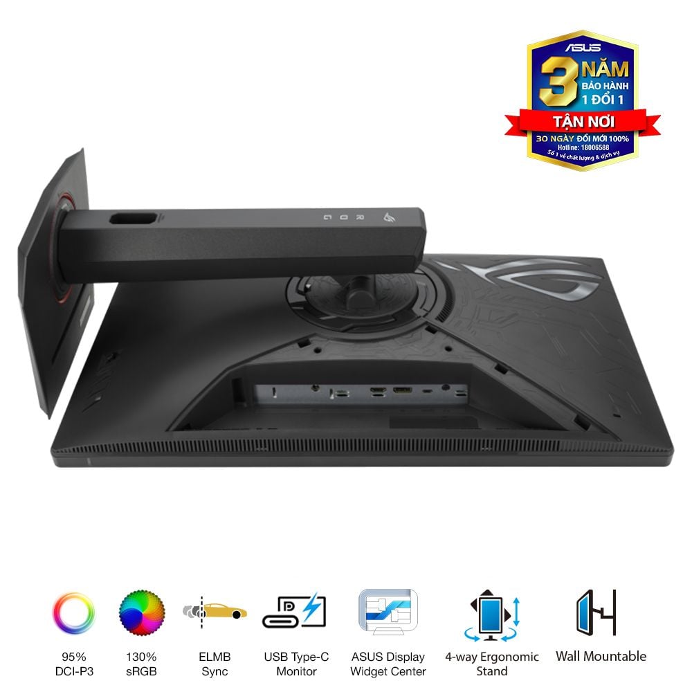 Màn hình Asus ROG Strix XG27UCG 27" Fast IPS 4K 160Hz-FHD 320Hz chuyên game
