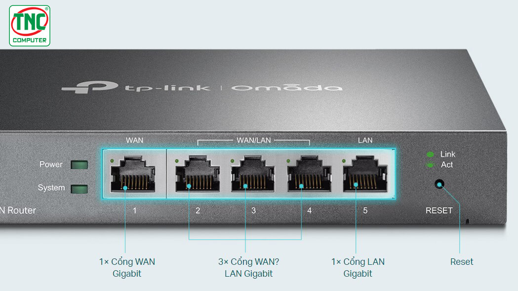 Router Cân Bằng Tải TP-Link ER605 (1Gbps/ 2-3 WAN)