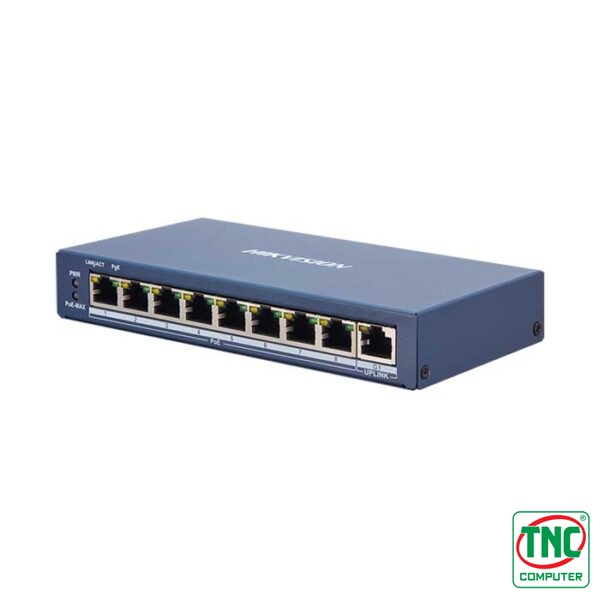 Switch PoE+ HIKVISION DS-3E1309P-EI (8 x PoE 10/100Mbps, 1 x 1 Gbps)