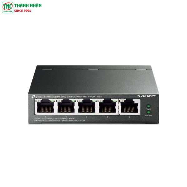 Switch TP-Link TL-SG105 (5 port/ 10/100/1000 Mbps/ Unmanaged)