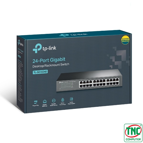 Switch TP-Link TL-SG1024D (24 Port/ 1 Gbps/ Unmanaged)