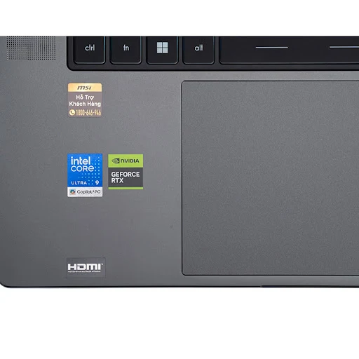 Laptop Msi Stealth 16 AI+ B3WG-008VN (Ultra 9-386H/ GeForce RTX™ 5070/ 32GB/ 1TB/ Win 11 Home)