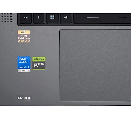 Laptop Msi Stealth 16 AI+ B3WF-007VN (Ultra 9-386H/ GeForce RTX™ 5060/ 32GB/ 1TB/ Win 11 Home)