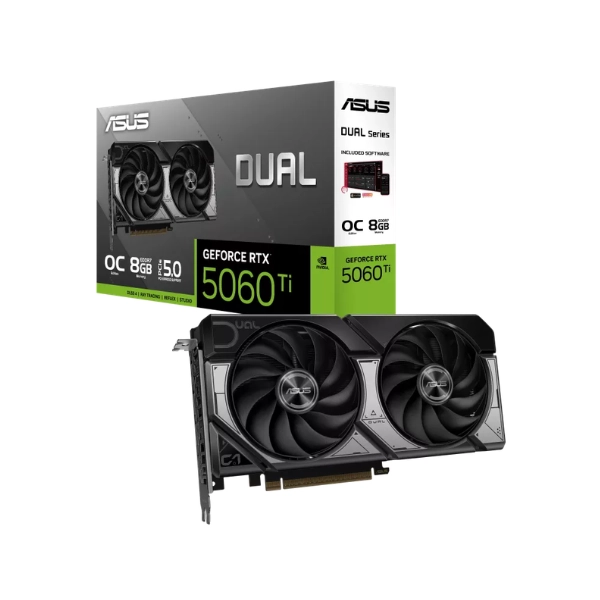 Card Màn Hình ASUS Dual GeForce RTX 5060 Ti 8GB GDDR7 OC (DUAL-RTX5060TI-O8G)