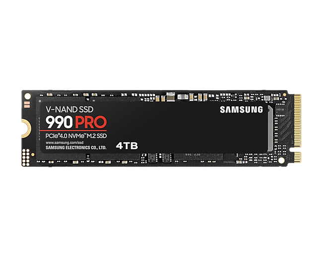 Ổ Cứng SSD Samsung 990 PRO 4TB M.2 PCIe Gen4 NVMe (MZ-V9P4T0BW)