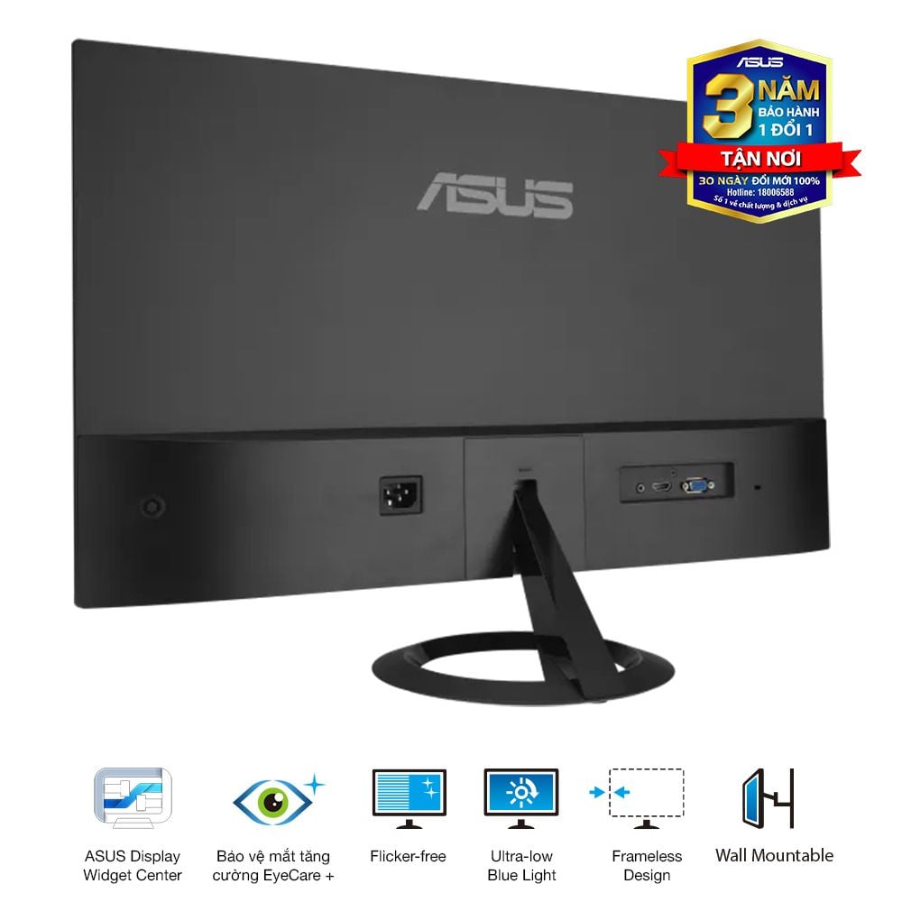 Màn hình ASUS VZ279HG 27" IPS 120Hz viền mỏng