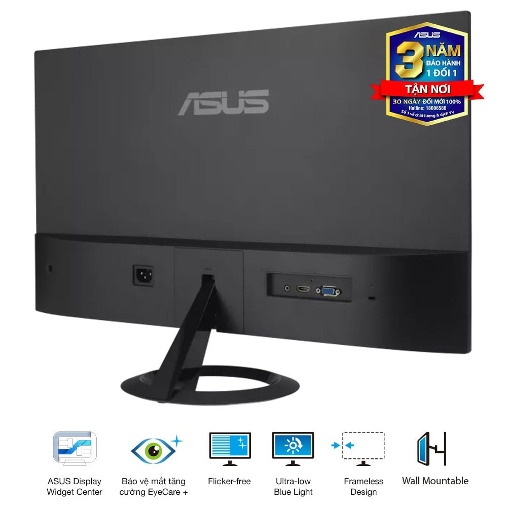 Màn hình ASUS VZ279HG 27" IPS 120Hz viền mỏng