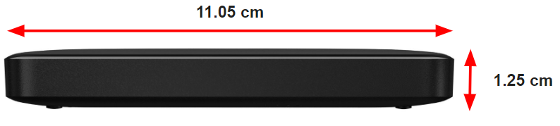 Ổ cứng gắn ngoài HDD Western Digital Elements Portable 2.5 inch 1TB WDBUZG0010BBK-WESN