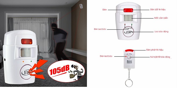 Cảm biến chuyển động báo trộm ES-830