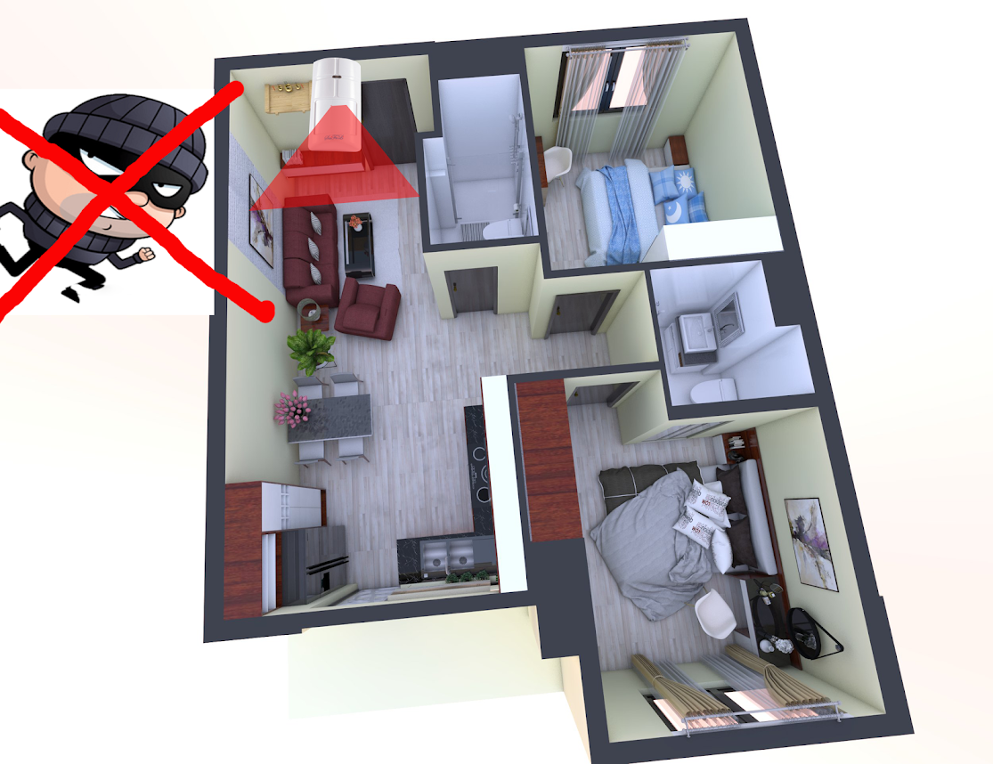 Báo trộm qua điện thoại ngay khi có đột nhập