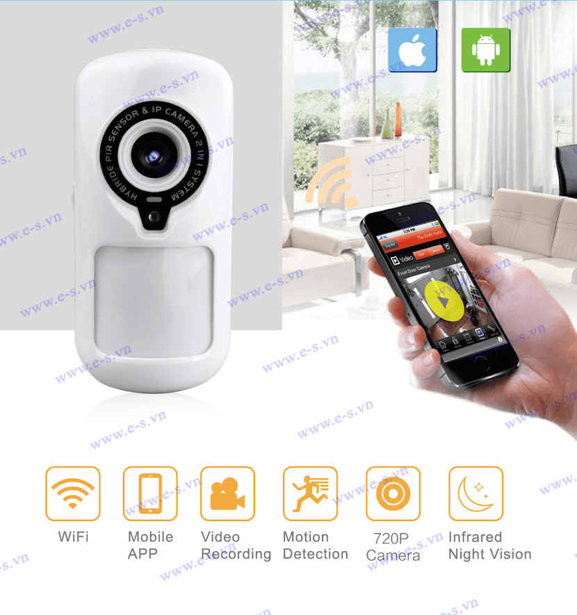 Dòng sản phẩm camera không dây wifi ES