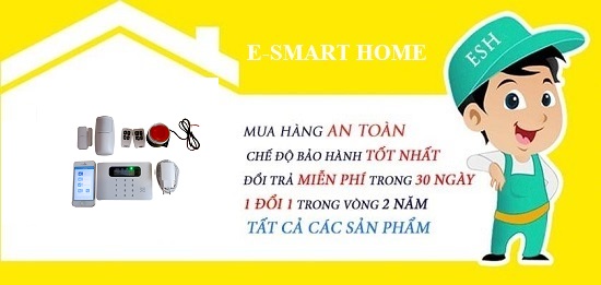 Chính sách bảo hành thiết bị báo trộm ES