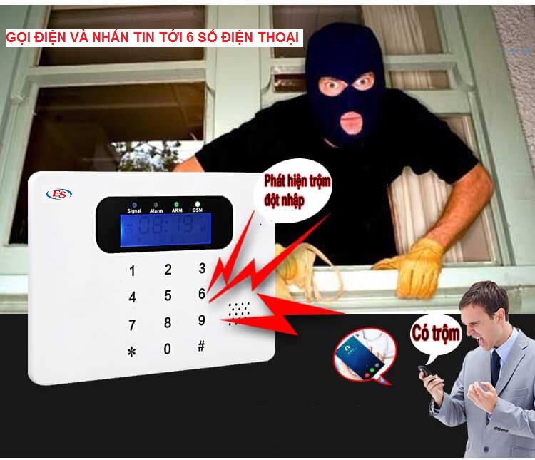 Bộ báo trộm qua điện thoại ES chính hãng được đông đảo khách hàng tin dùng