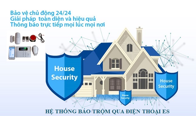 Bảo vệ không gian sống từ thiết bị báo trộm ES chính hãng