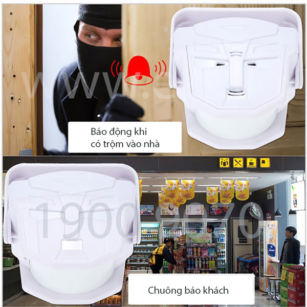 Chuông hồng ngoại ES-07S là sự lựa chọn thích hợp cho căn hộ chung cư